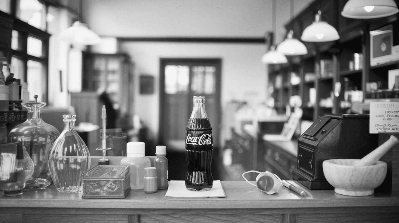 Coca leaves and kola nuts showing the natural ingredients behind Coca-Cola