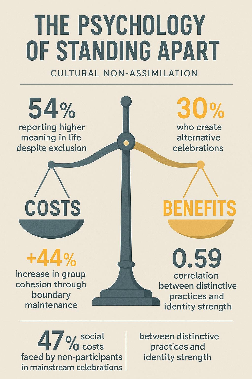 Family observing holiday decorations from their car, illustrating the concept of identity formation through deliberate non-participation